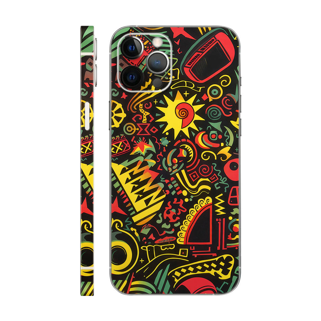 Geomatric Shape Mobile 6D Skin