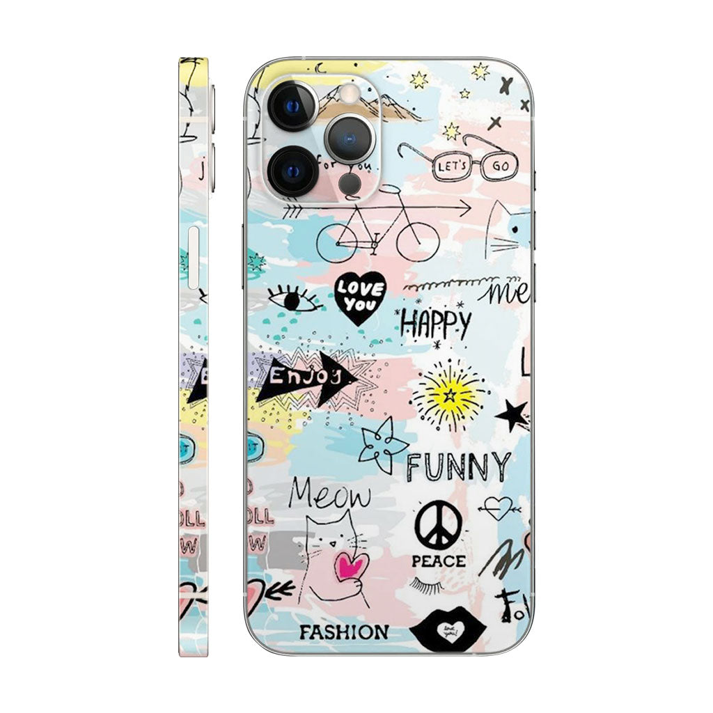Happy Vibes Mobile 6D Skin