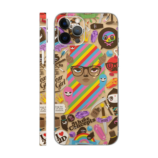 Girly Brown Mobile 6D Skin