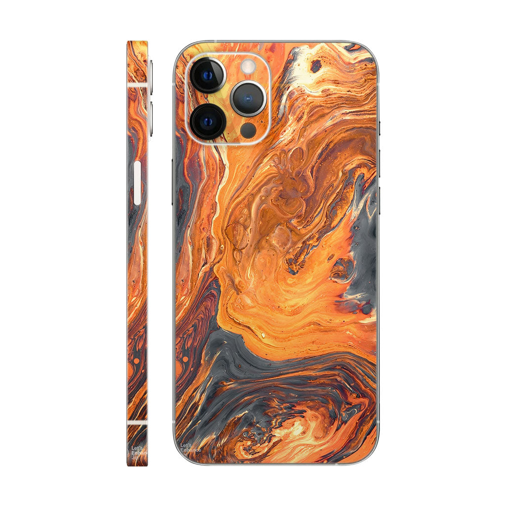 Resinart Orange Mobile 6D Skin