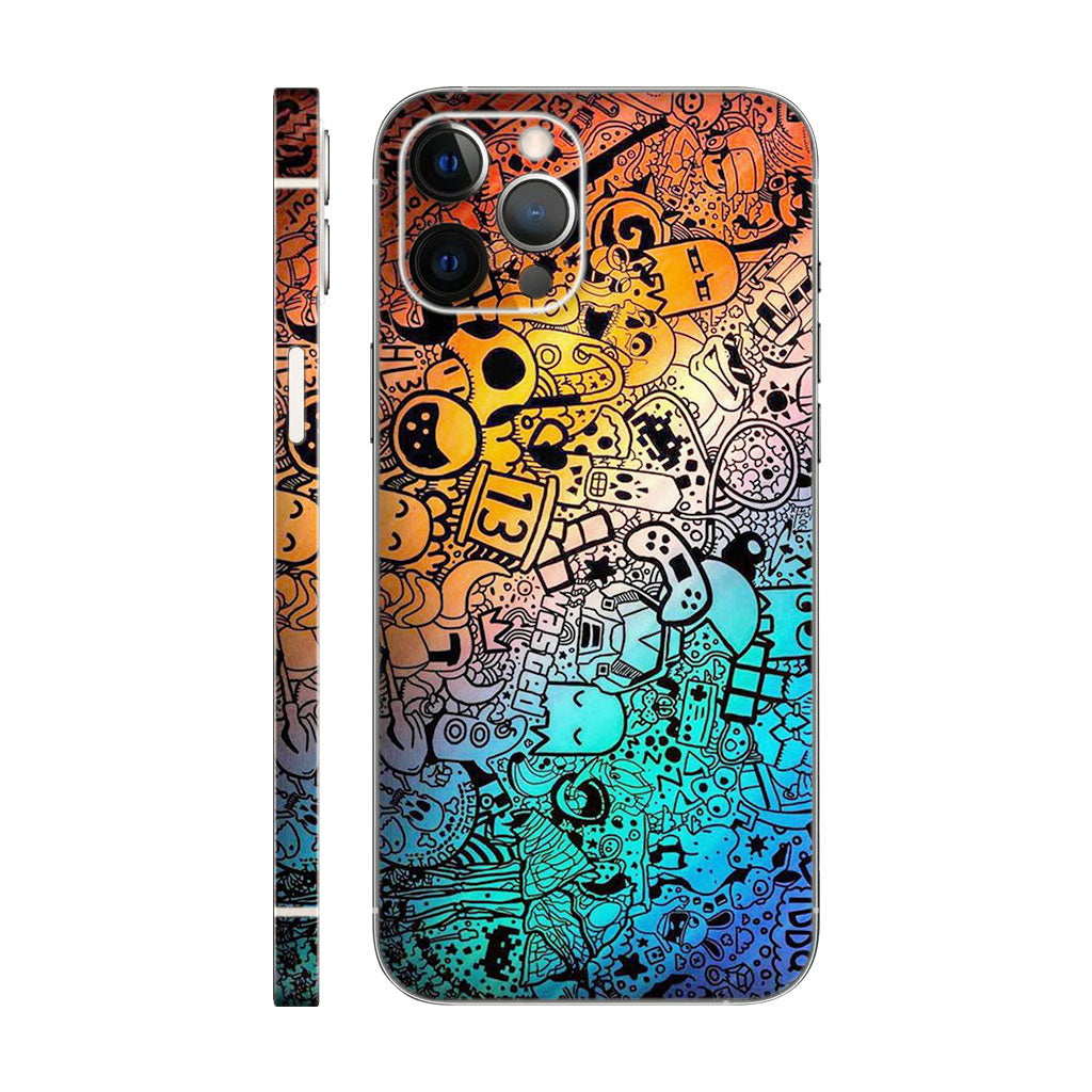 Micro Coral Art Mobile 6D SKin