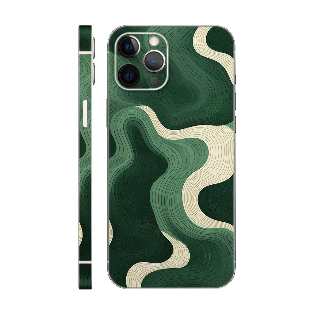 Green Water Resin Art Mobile 6D Skin