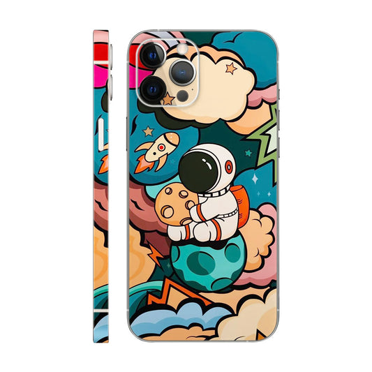 Beautiful Cartoon Astronaut Mobile 6D Skin