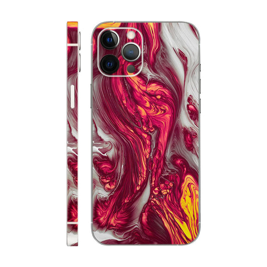 Jelly Resin Art Red Mobile 6D Skin