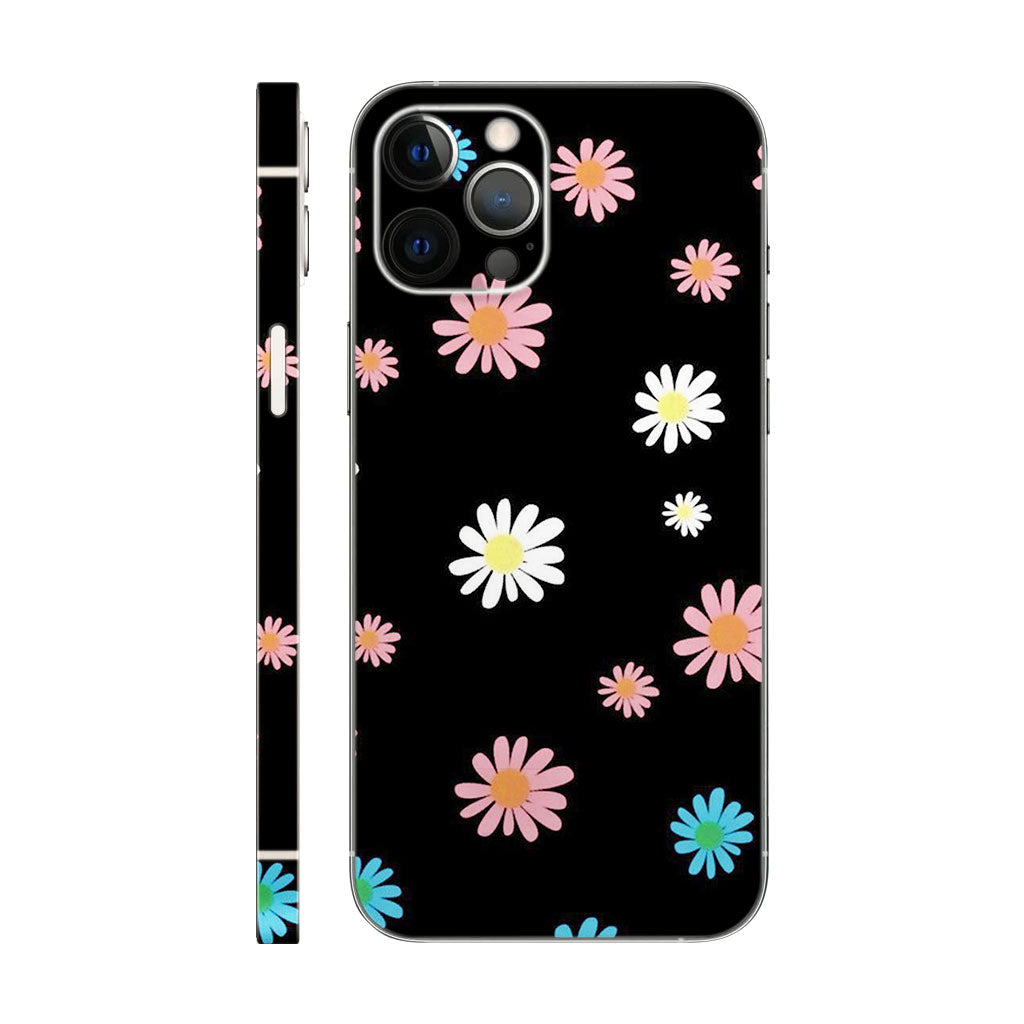 Flower With Black Background Mobile 6D Skin