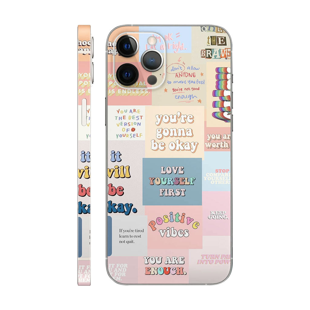 Positive Vibes Mobile 6D Skin