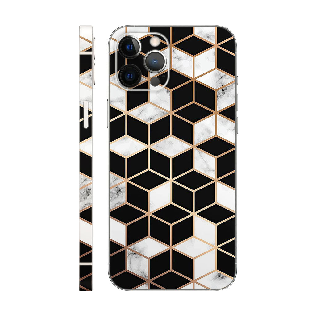 Qubes Marble Mobile 6D Skin