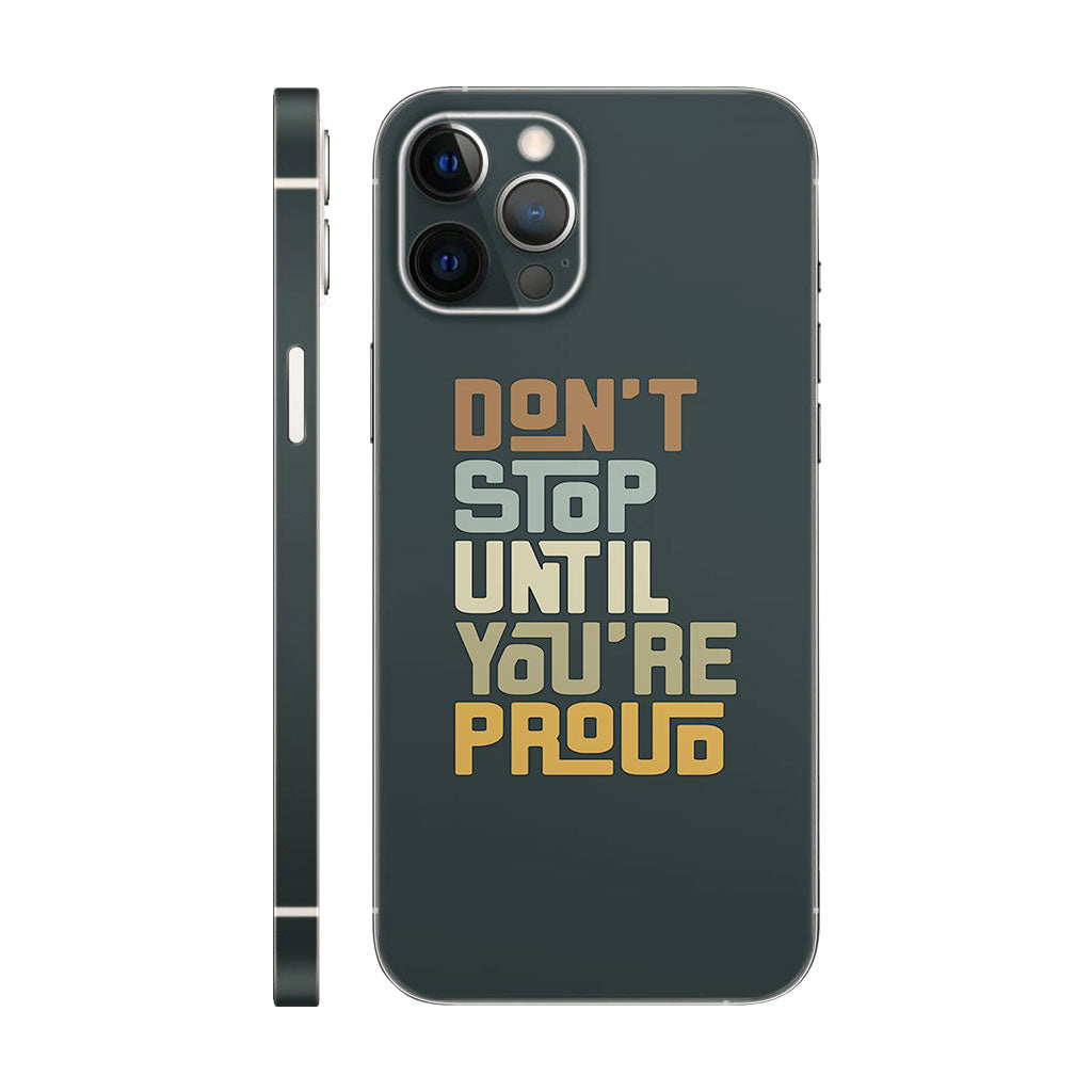 Pround Quote Mobile 6D Skin