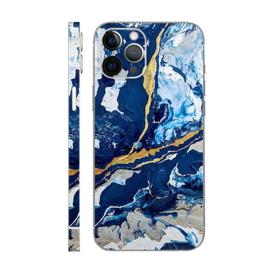 Dark Blue Texture Mobile 6D Skin
