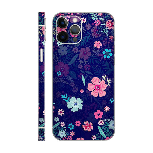 Flower Dark Blue Mobile 6D Skin