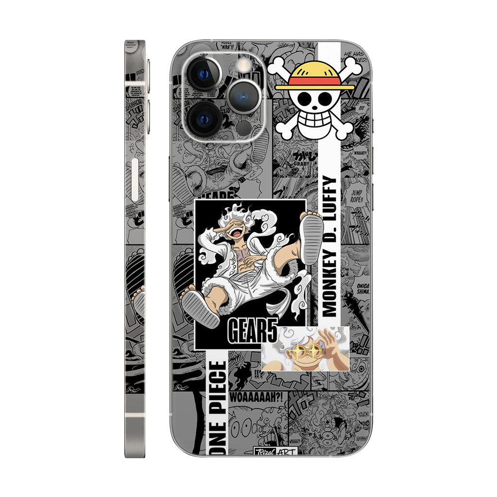 Black Luffy Smiley Mobile 6D Skin