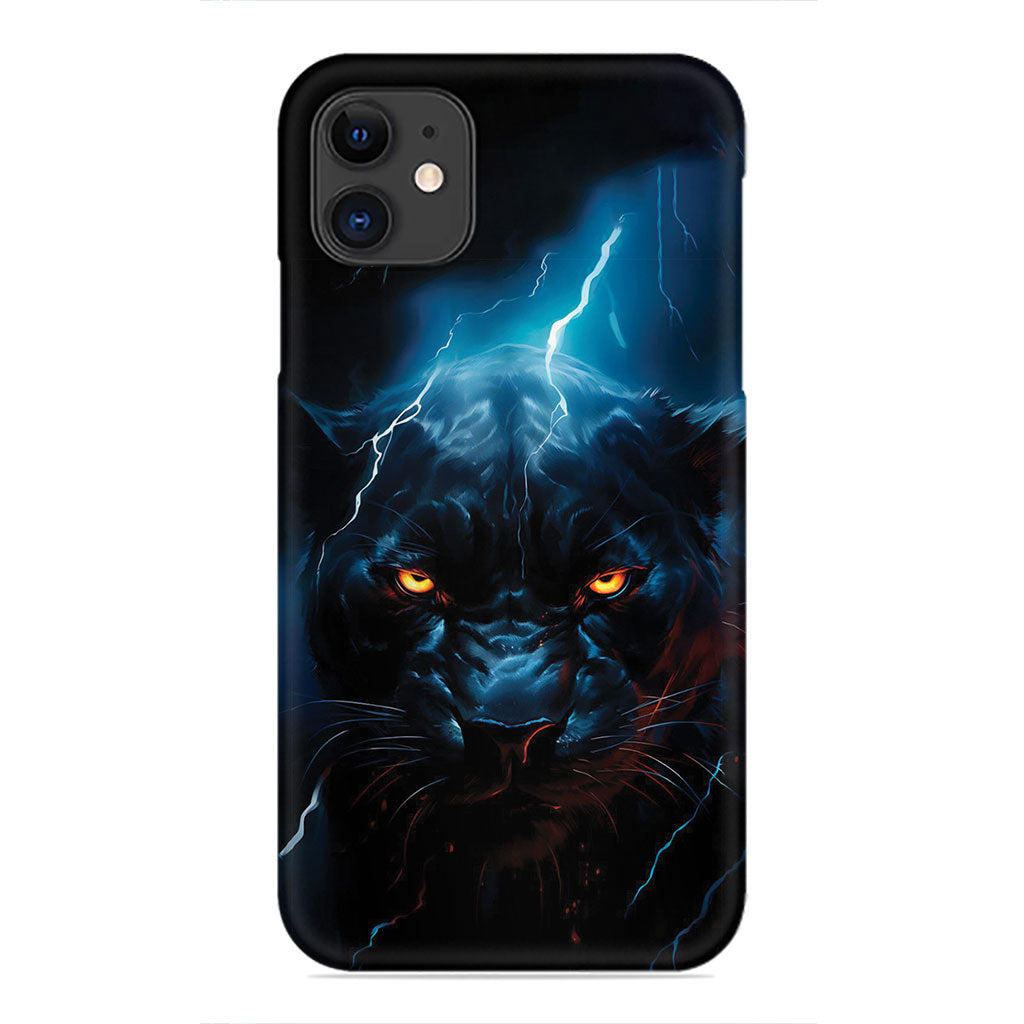 Stormborn Panther: Fury of the Thunderclaw Phone Case