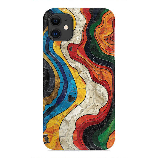 Geographic Waves: Topographic Art Explosion Phone Case