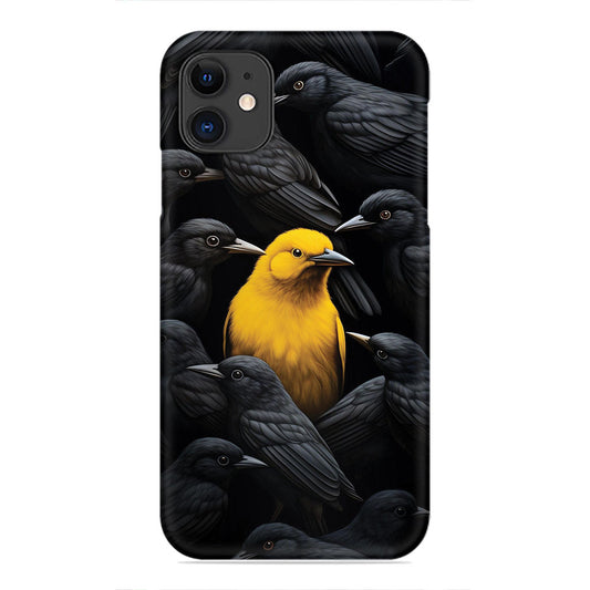 Stand Out – The Bold Yellow Among Shadows Phone Case