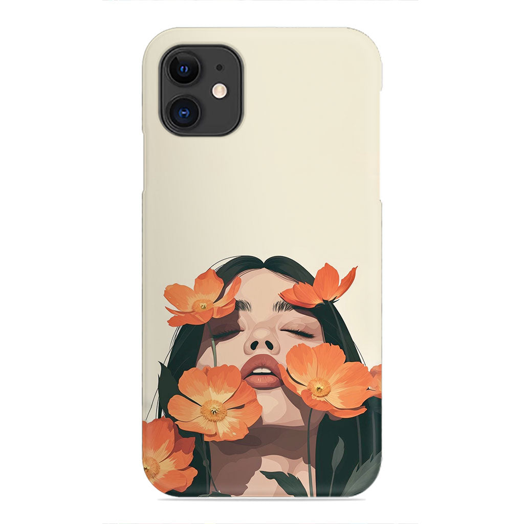 Bloom Within – A Portrait of Serenity and Nature Phone Case