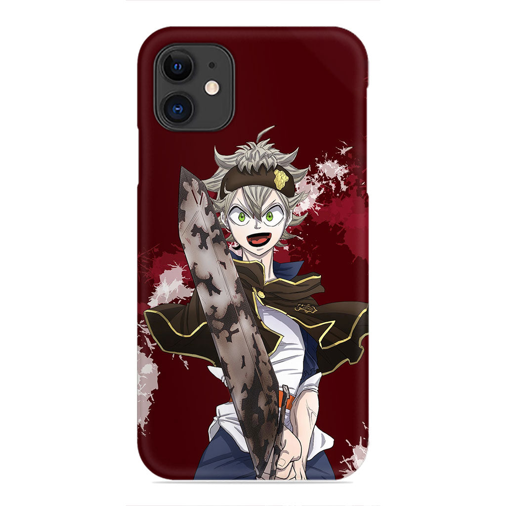 Asta in Battle Stance – Black Clover Anime Phone Case