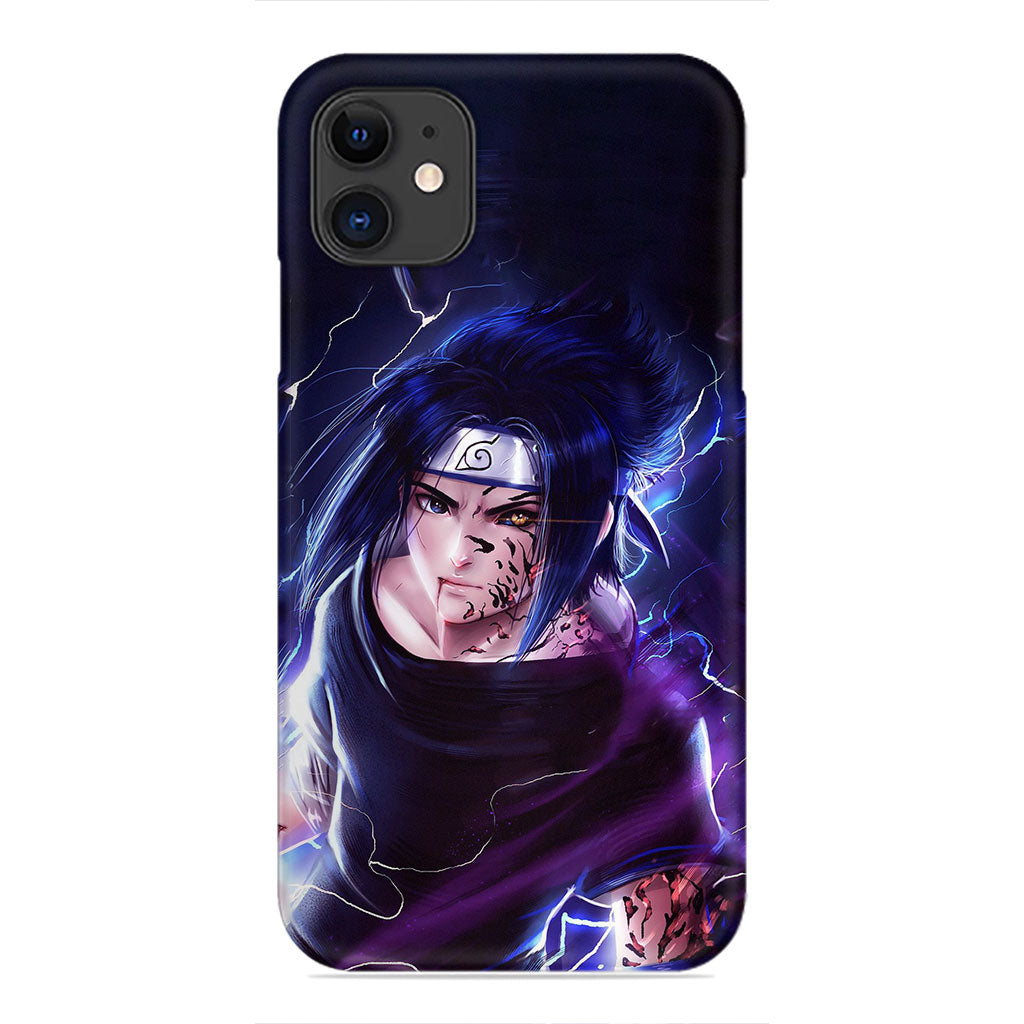 Sasuke in Curse Mark Mode – Naruto Anime Phone Case