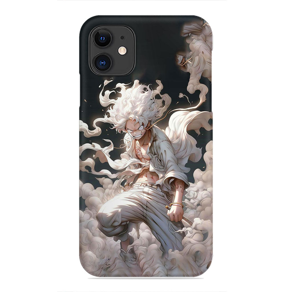 Gear 5 Luffy – White Warrior Awakening Phone Case