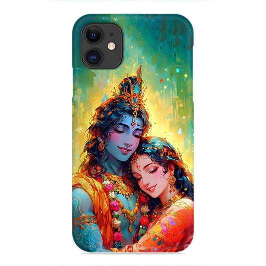 Sacred Embrace: Radha Krishna’s Devotional Union Phone Case