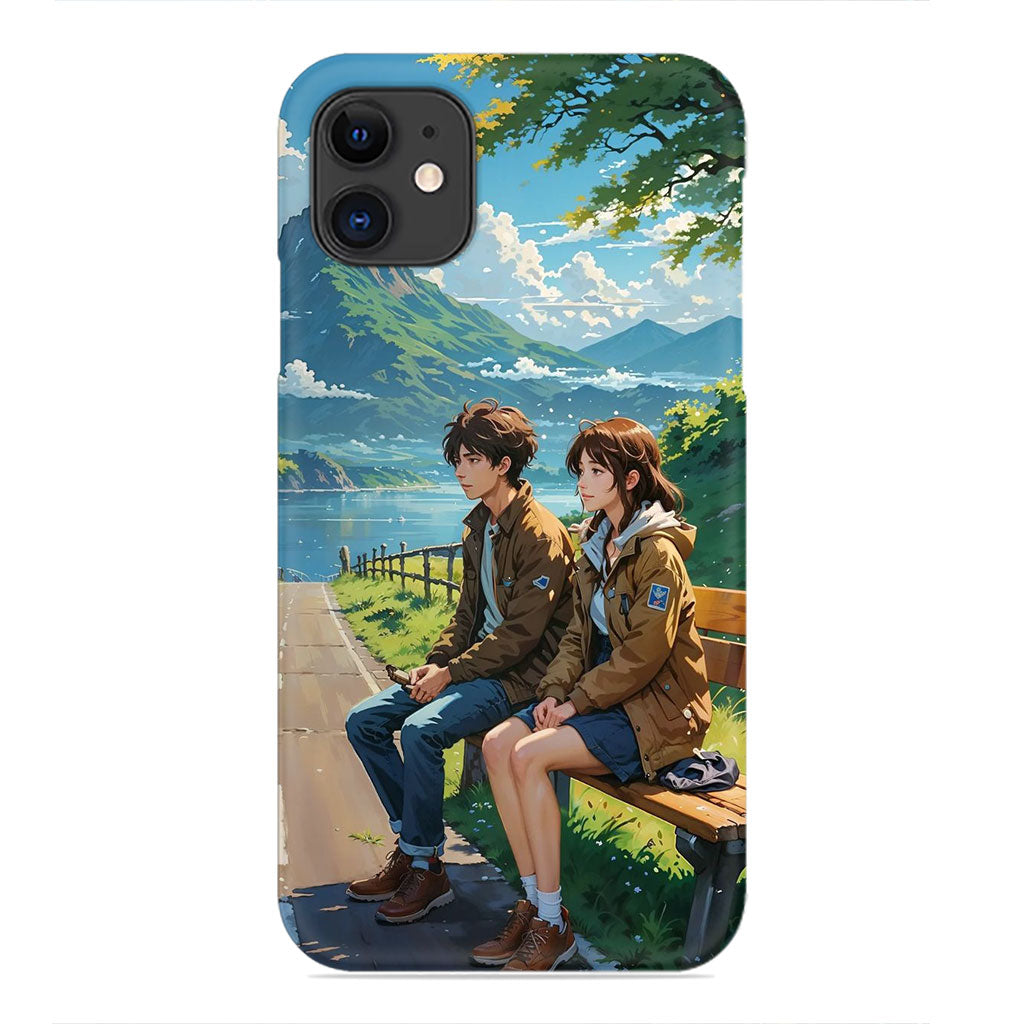 Moments Between Mountains: A Quiet Connection Phone Case