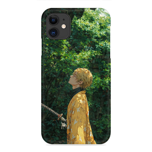 Zenitsu Agatsuma Phone Case – Serene Warrior in Nature Phone Case