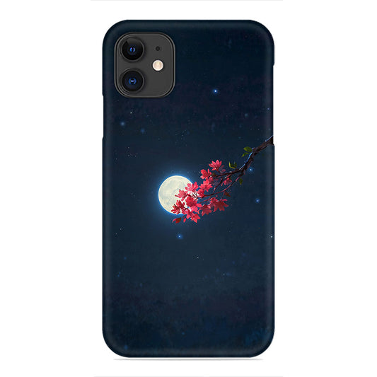 Moonlit Blossom Phone Case – Night Sky with Cherry Flowers Phone Case