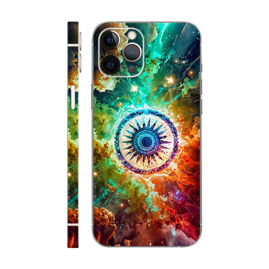 Cosmic Wheel Phone Case – Vibrant Galaxy Design 6D skin