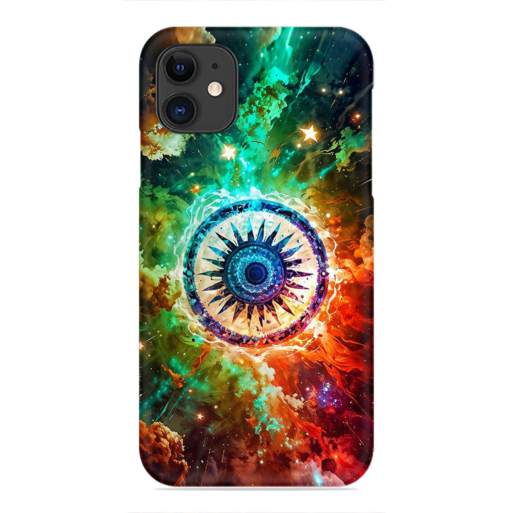 Cosmic Wheel Phone Case – Vibrant Galaxy Design Phone Case