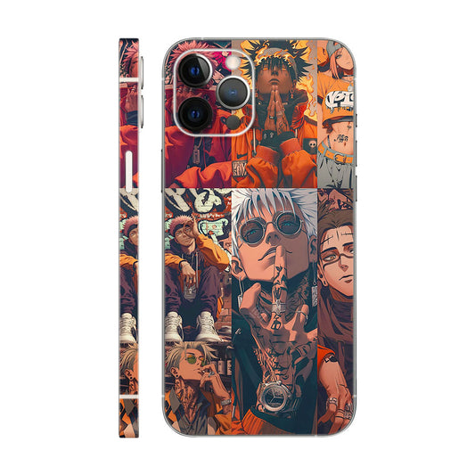 Jujutsu Kaisen Collage Phone Case – Anime Street Style Design 6D skin