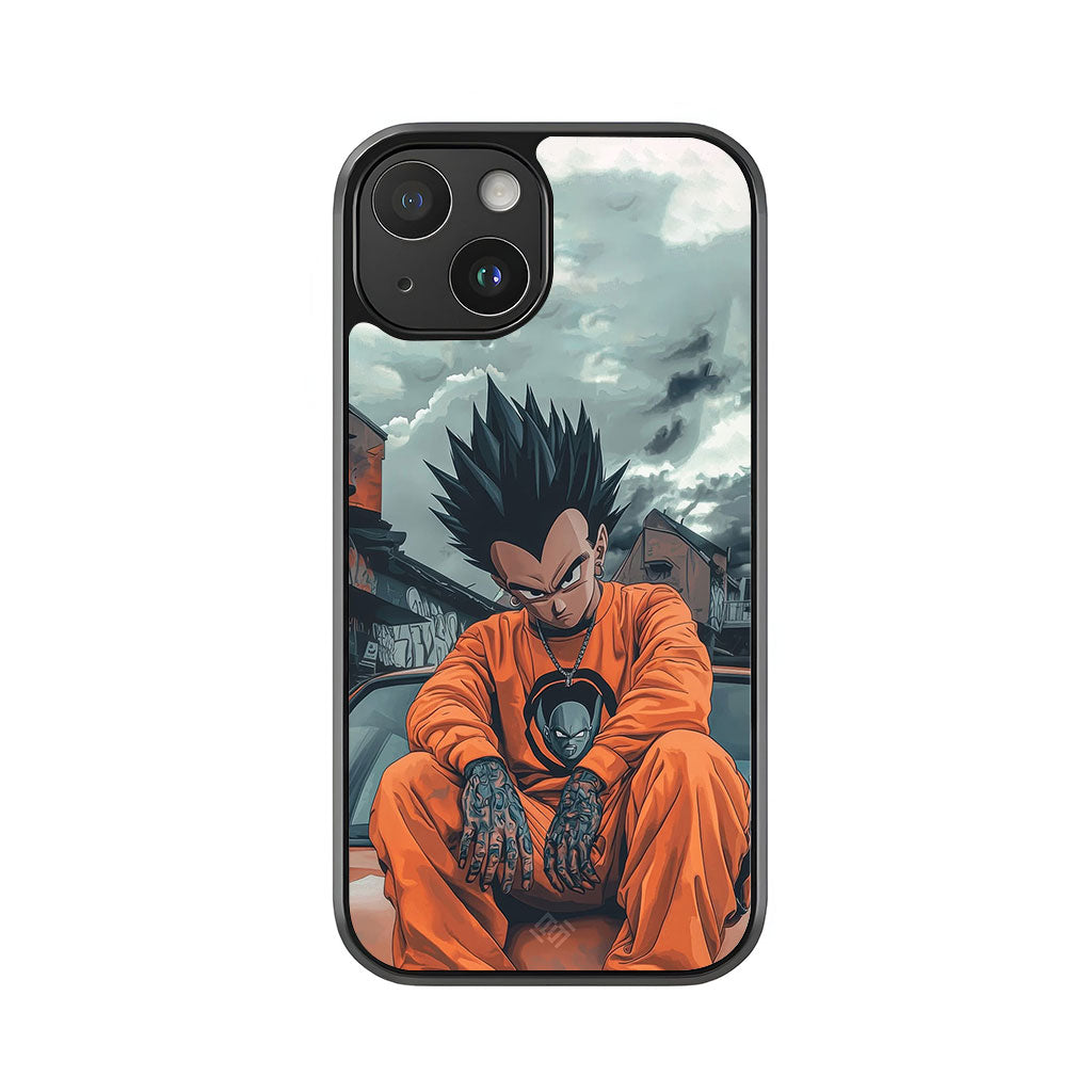 Vegeta Street Style Phone Case – Dragon Ball Urban Design Metal Case