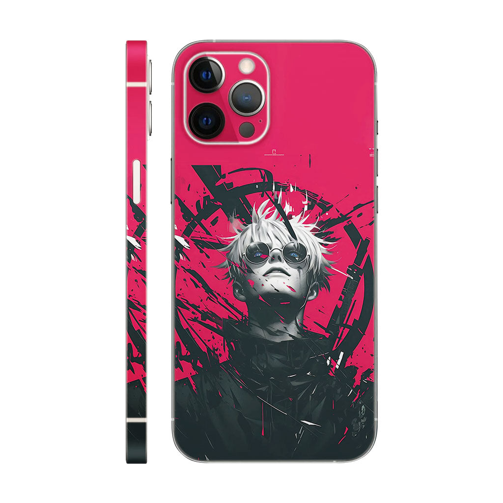 Gojo Satoru Red & Black Art 6D skin