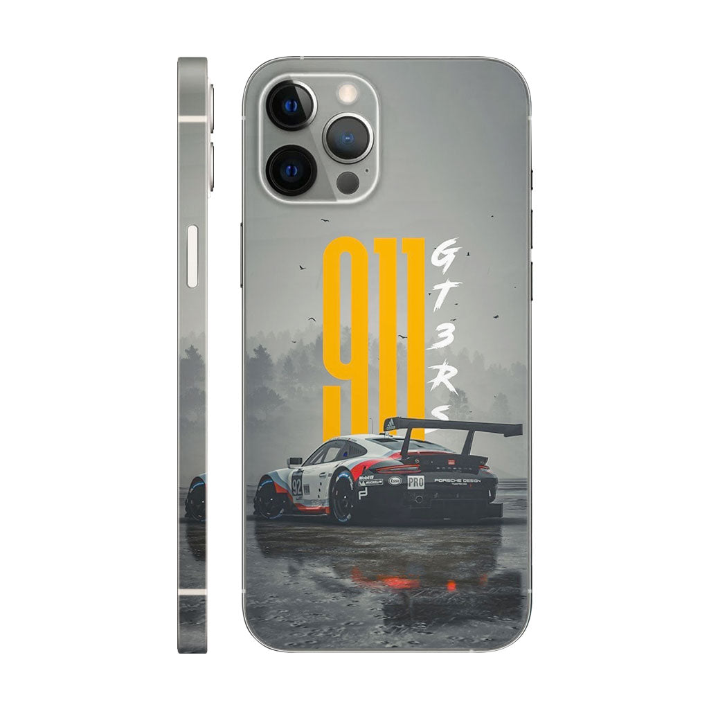 Porsche 911 GT3 RS Racing Phone Case - Automotive Design 6D Skin