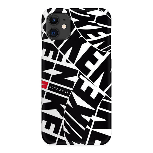 Nike Black and White Phone Case - 'Just Do It' Logo Design Phone Case