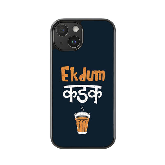 Ekdum Kadak Chai Phone Case - Indian Tea Lover Design Metal Case