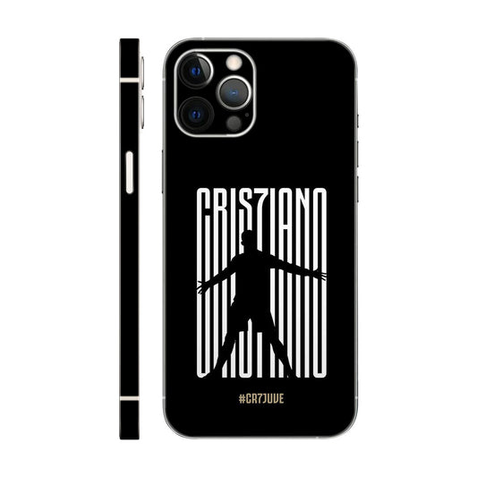 Cristiano Ronaldo Juventus Phone Case - CR7 Silhouette Design 6D Skin