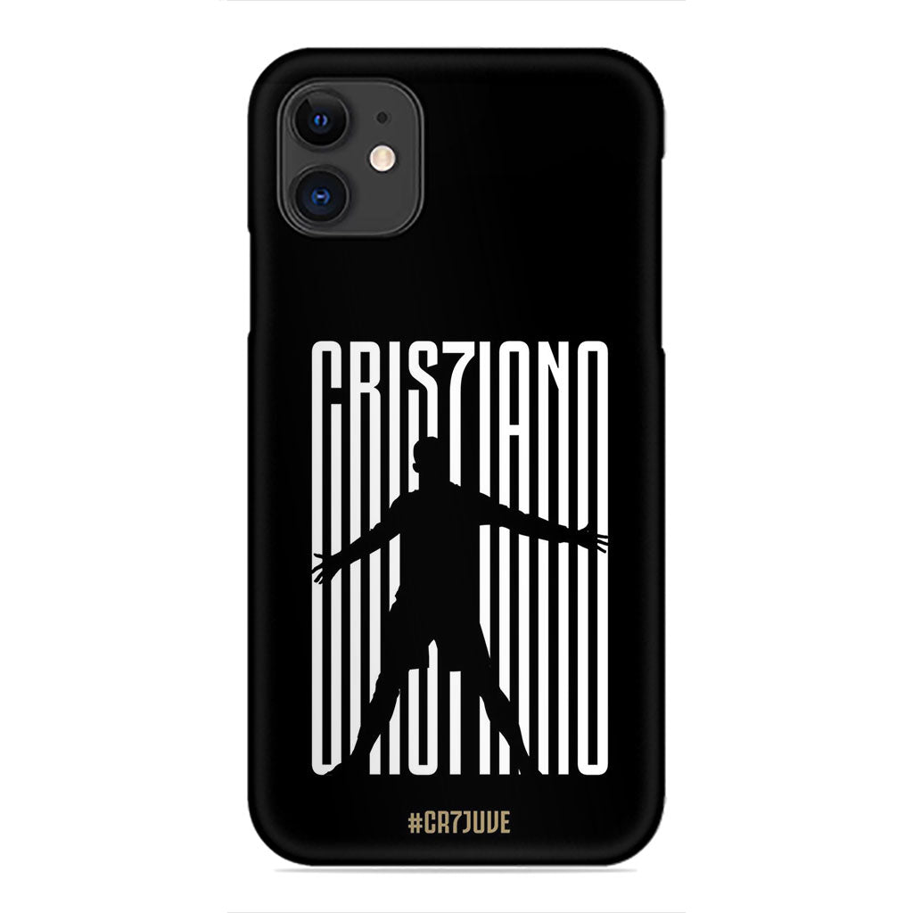Cristiano Ronaldo Juventus Phone Case - CR7 Silhouette Design
