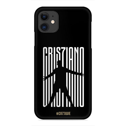 Cristiano Ronaldo Juventus Phone Case - CR7 Silhouette Design
