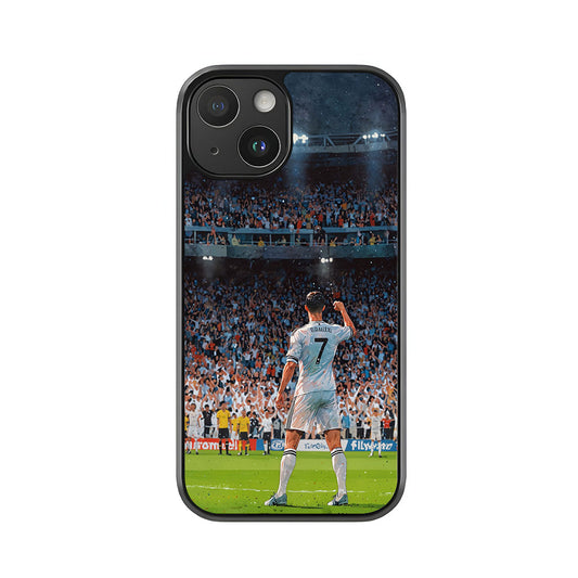 Cristiano Ronaldo Real Madrid Phone Case - Crowd Celebration Design Metal Case