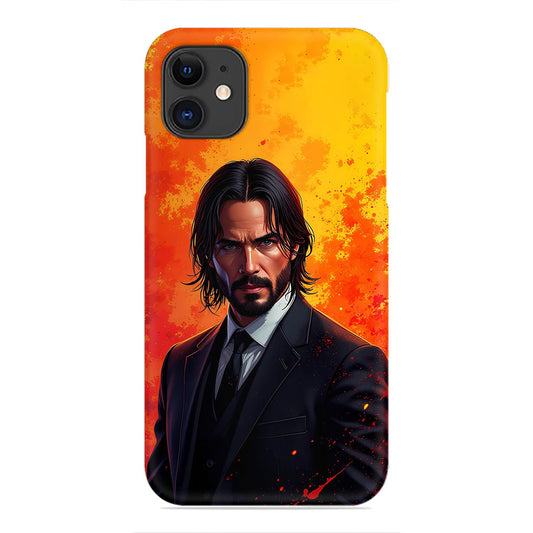 John Wick Yellow and Orange Phone Case - Keanu Reeves Design