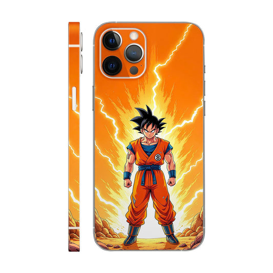 Goku Power-Up Phone Case - Dragon Ball Z Orange Design 6D Skin