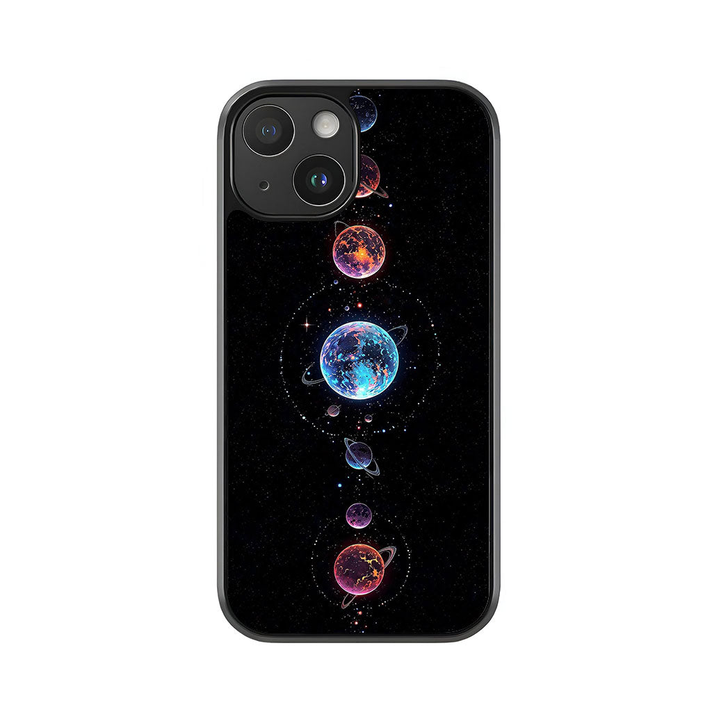 Solar System Planets Phone Case - Celestial Design Metal Case