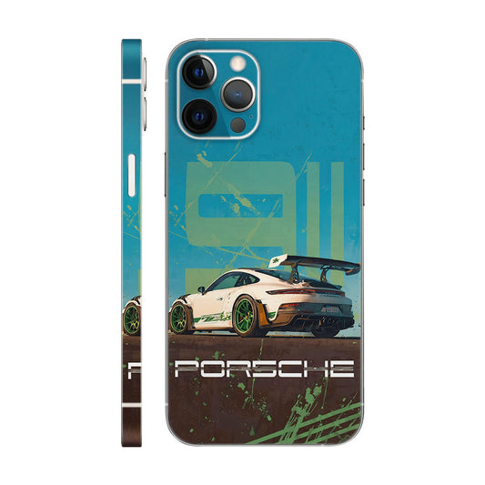 Porsche 911 GT3 RS Abstract Phone Case - Automotive Design 6D Skin