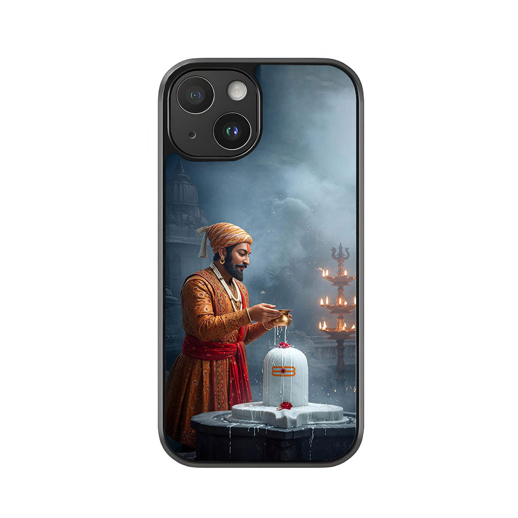 Chatrapati Shivaji Maharaj Shiva Linga Phone Case - Indian God Design Metal Case
