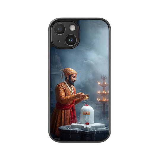 Chatrapati Shivaji Maharaj Shiva Linga Phone Case - Indian God Design Metal Case