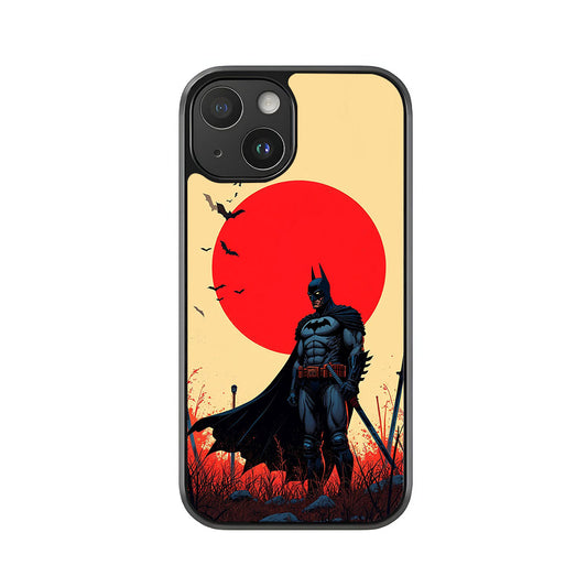 Batman Ninja Samurai Phone Case - Japanese Style Hero Design Metal Case