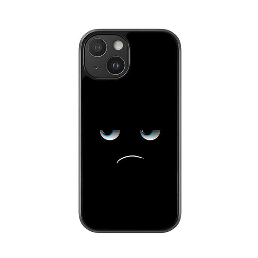 Mad Emoji Face Phone Case - Minimalist Urban Design Metal Case