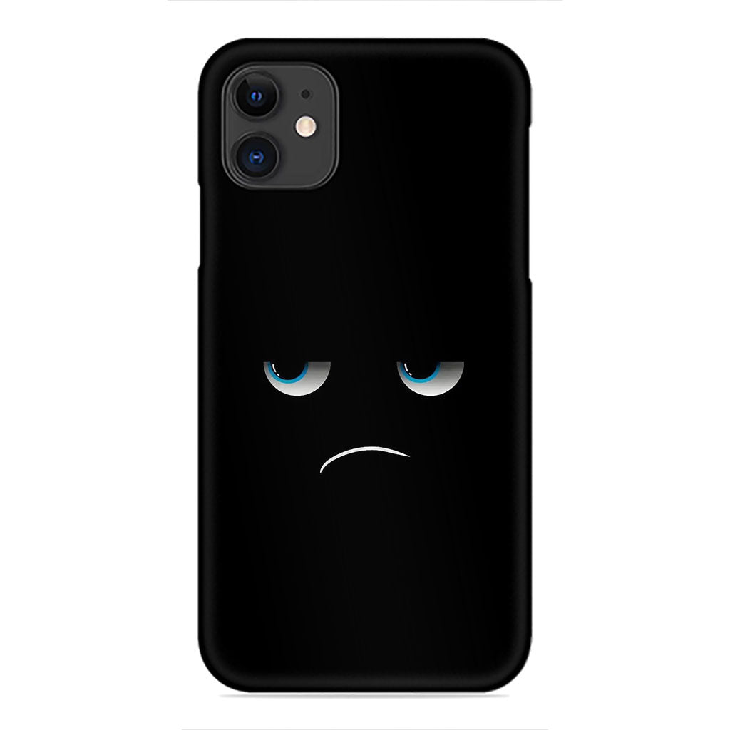 Mad Emoji Face Phone Case - Minimalist Urban Design