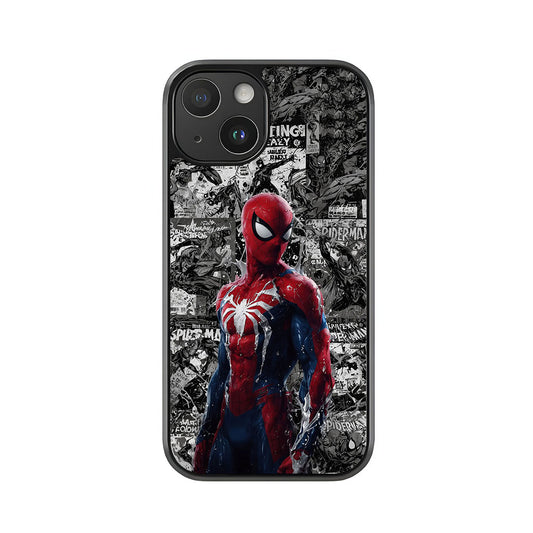 Spider-Man Comic Book Cover Phone Case - Marvel Design Metal Case