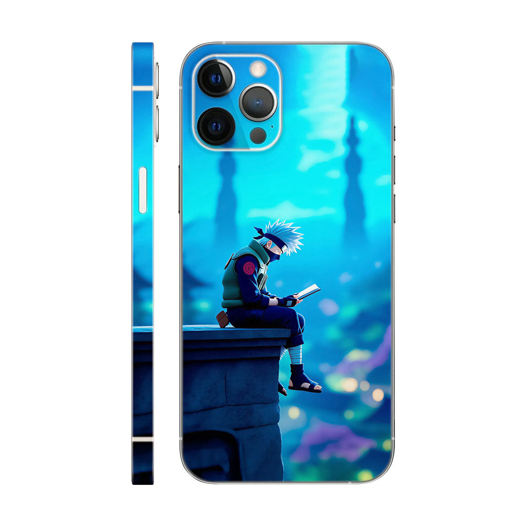 Kakashi Hatake Reading Phone Case - Anime Night Sky Design 6D Skin
