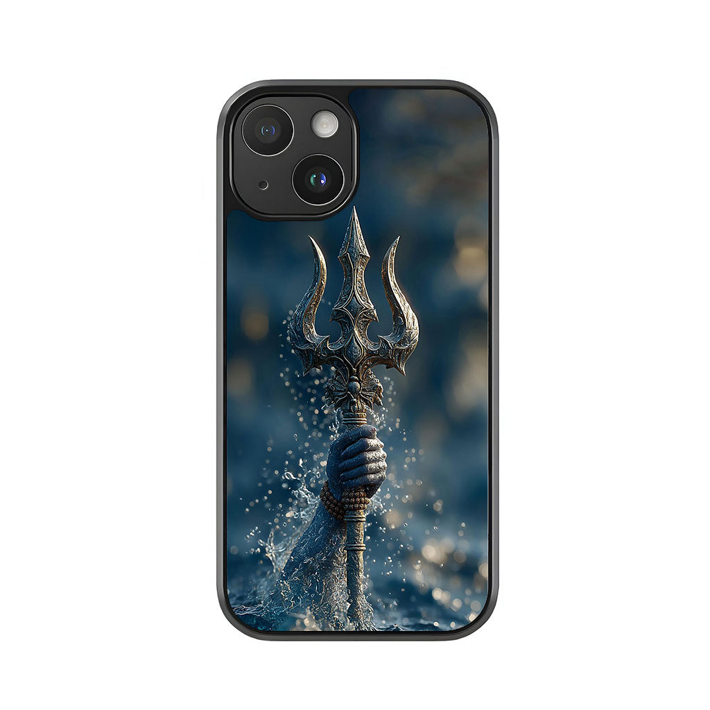 Lord Shiva's Trishul Phone Case - Hindu God Design Metal Case